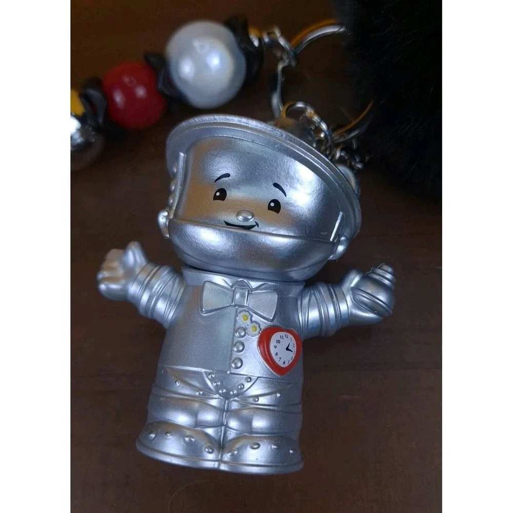 New Fisher Price Little People Wizard Of‎ Oz Tin Man Handmade Keychain Backpack